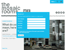 Tablet Screenshot of mosaicrooms.org